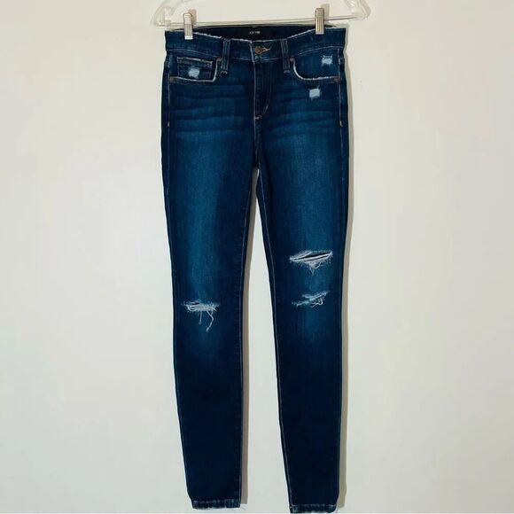 Joes Blue Denim Vivian Dark Wash Cotton Spandex Jeans Size 27 - Picture 1 of 13